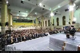 دیدار شرکت کنندگان در اجلاس مجمع جهانی اهل بیت (ع) با رهبر معظم انقلاب/تصاویر