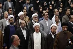 تصاویر /هاشمی رفسنجانی در مراسم افتتاح دوره تربیت استاد