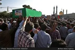 تشییع پیکر مدافع حرم حضرت زینب/ عکس