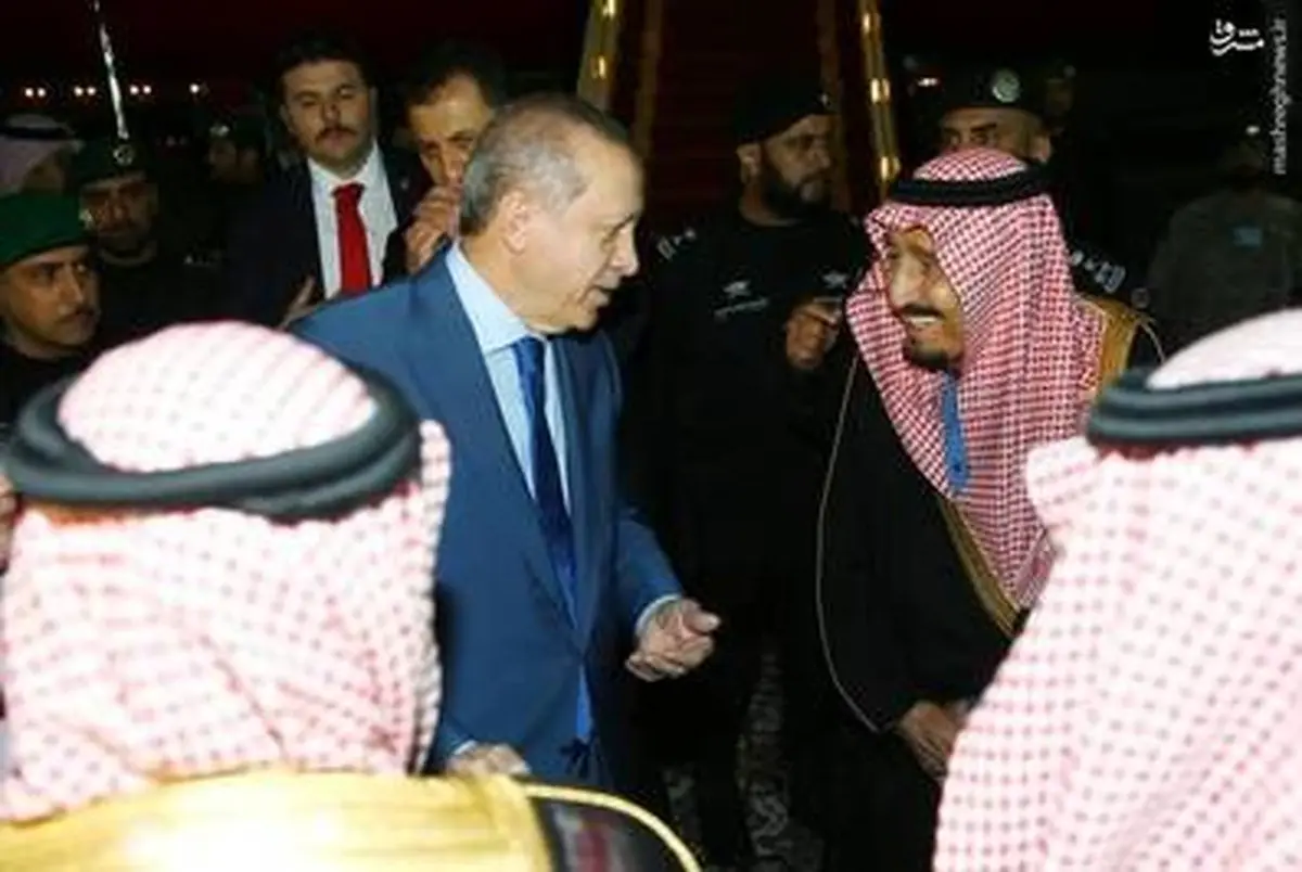 استقبال ملک سلمان از اردوغان/تصاویر