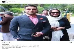 اشکان خطیبی و همسرش در جشن بازیگران خانه تئاتر (عکس)