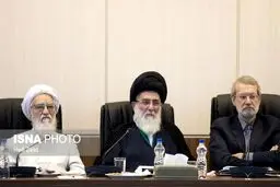 آخرین حضور آیت الله شاهرودی در جلسه مجمع/ عکس