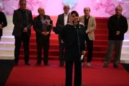 بهترین بازیگر نقش زن در لحظه دریافت سیمرغ/عکس