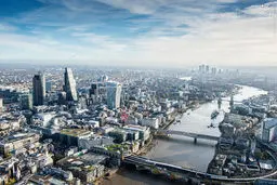 لندن را از بالا ببینید/تصاویر