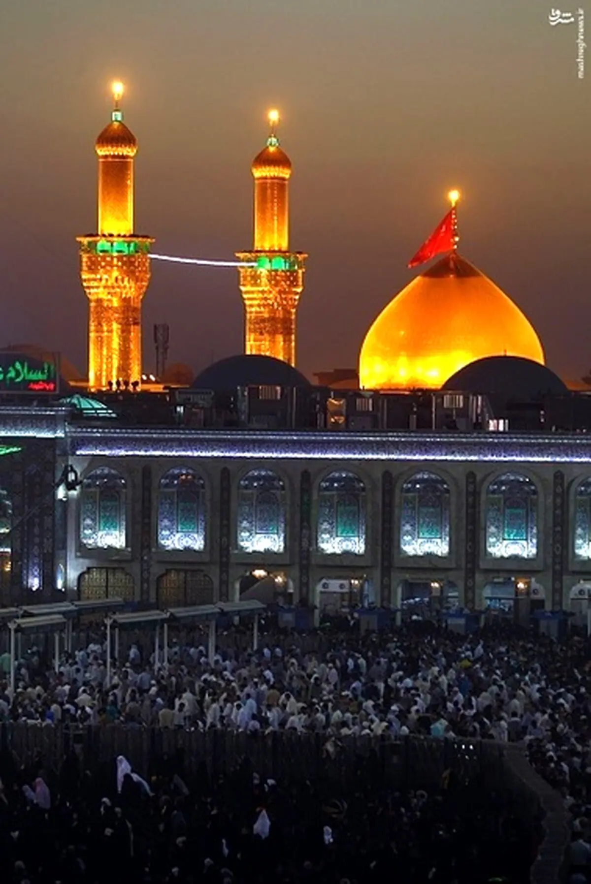 تصاویر زیبا از نماز عید قربان در بین الحرمین