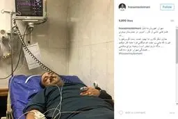 مهران غفوریان در بیمارستان بستری شد+عکس