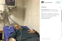 مهران غفوریان در بیمارستان بستری شد+عکس