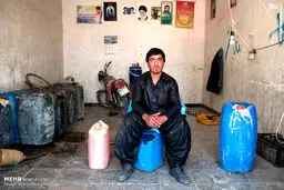 عکس/ فروشندگان بنزین در سیستان و بلوچستان