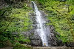 آبشاری شگفت انگیز در گیلان / عکس