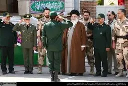 مراسم دانش‌آموختگی دانشجویان دانشگاه امام حسین با حضور رهبر معظم انقلاب/تصاویر