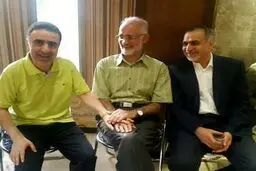 برادر رئیس جمهور به دیدار تاجزاده رفت/ عکس