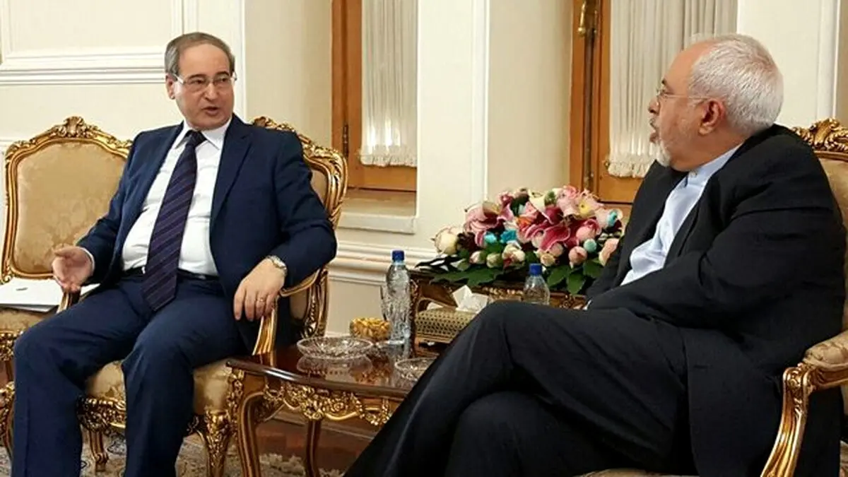 دیدار قائم مقام وزیرخارجه سوریه با ظریف