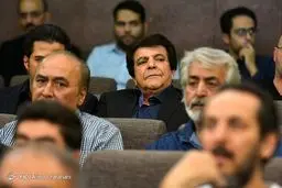 خواننده قدیمی تهران در مجلس ختم ناصر فرهودی/عکس