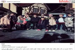 حضور یاسین رامین برای تماشای نمایش مهناز افشار در الیور توئیست/عکس