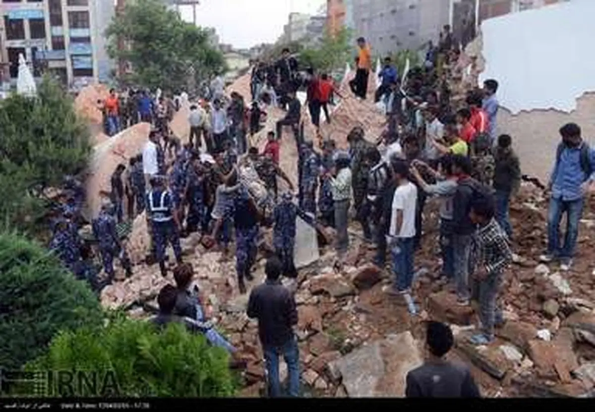 روایت تصویری از زلزله 7/9 ریشتری نپال