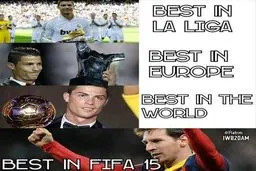 عکس/ مسی و رونالدو هر کدام در کجا بهترین بودند!؟