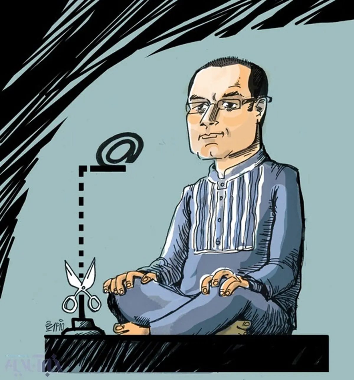 جدیدترین شیوه لغو کنسرت!/ کاریکاتور