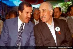 عکسی قدیمی از اردوغان و فتح الله گولن /عکس