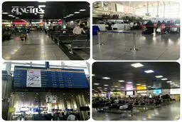 حال و روز فرودگاه های مهرآباد و امام خمینی بعد از گرانی بلیط هواپیما/عکس