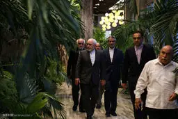 حواشی دیدار ظریف با رییس جمهور کوبا/تصاویر