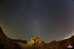 نمایی دیدنی از آسمان بر فراز کوه سوراکسان در کره جنوبی/عکس