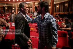 خوش و بش جالب شهاب حسینی و دهقان/عکس