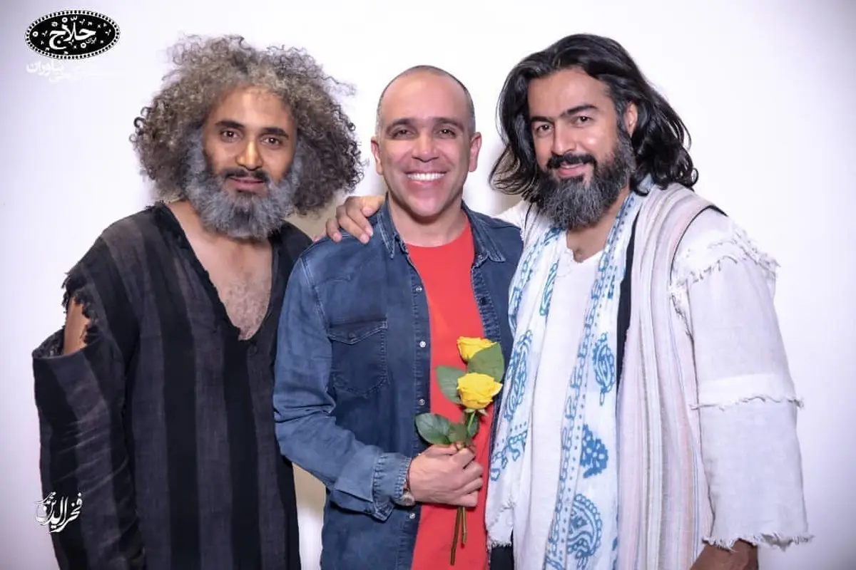 امیر کربلایی زاده در پشت صحنه نمایش حلاج