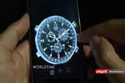 شيوه جالب تبدیل موبایل به ساعت مچی لاکچری! + ويدئو