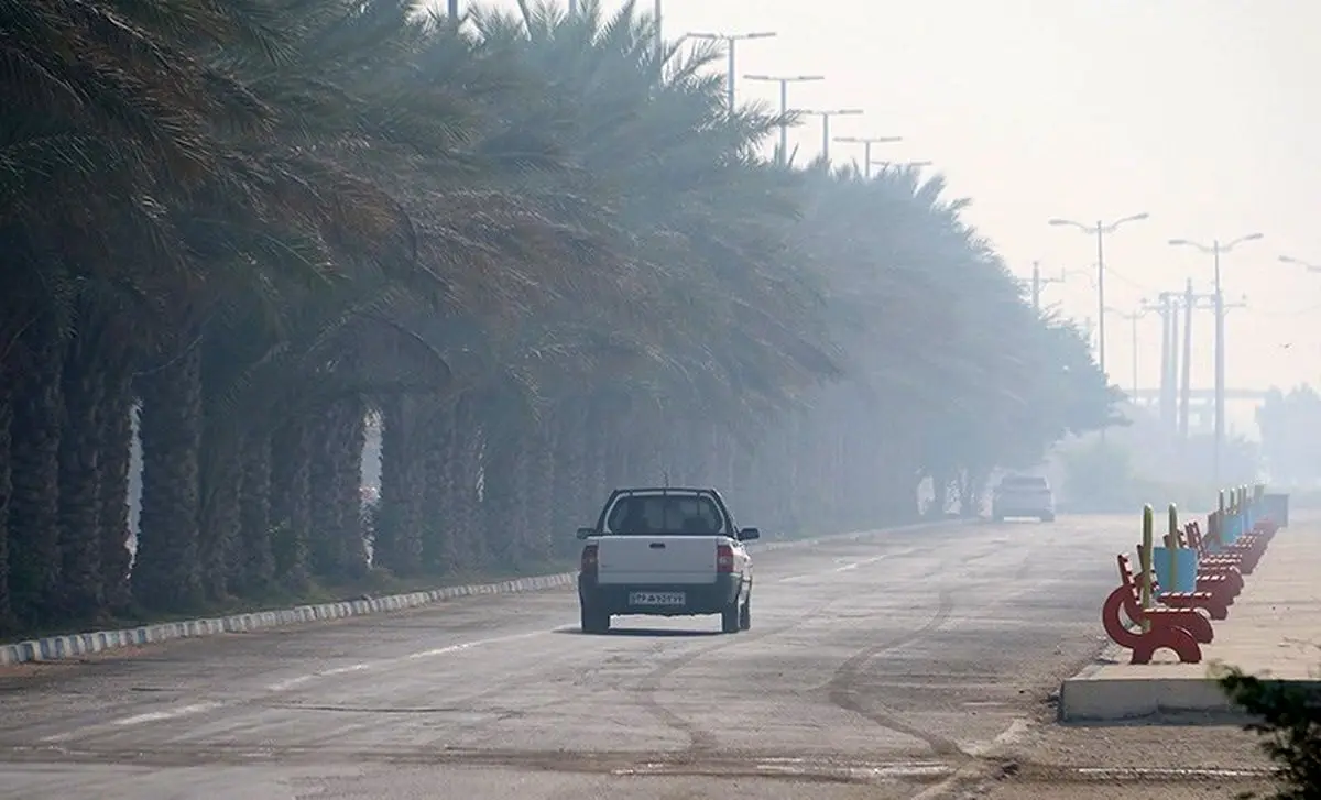 تصاویر قابل تامل از آلودگی هوای خرمشهر / تصاویر