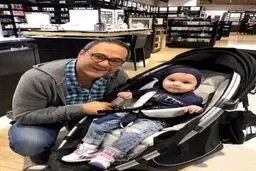نخستین عکس از دختر رامبد جوان و نگار جواهریان