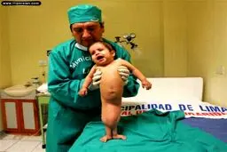 دختر مبتلا به سندرم پری دریایی درمان شد/عکس