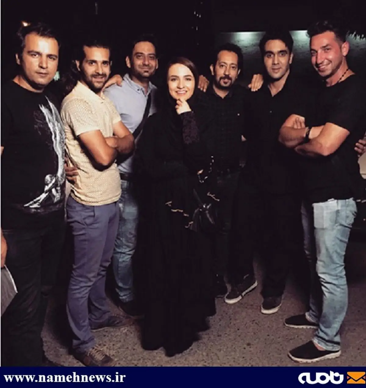 گلاره عباسی، پوریا پورسرخ و دوستان/ عکس