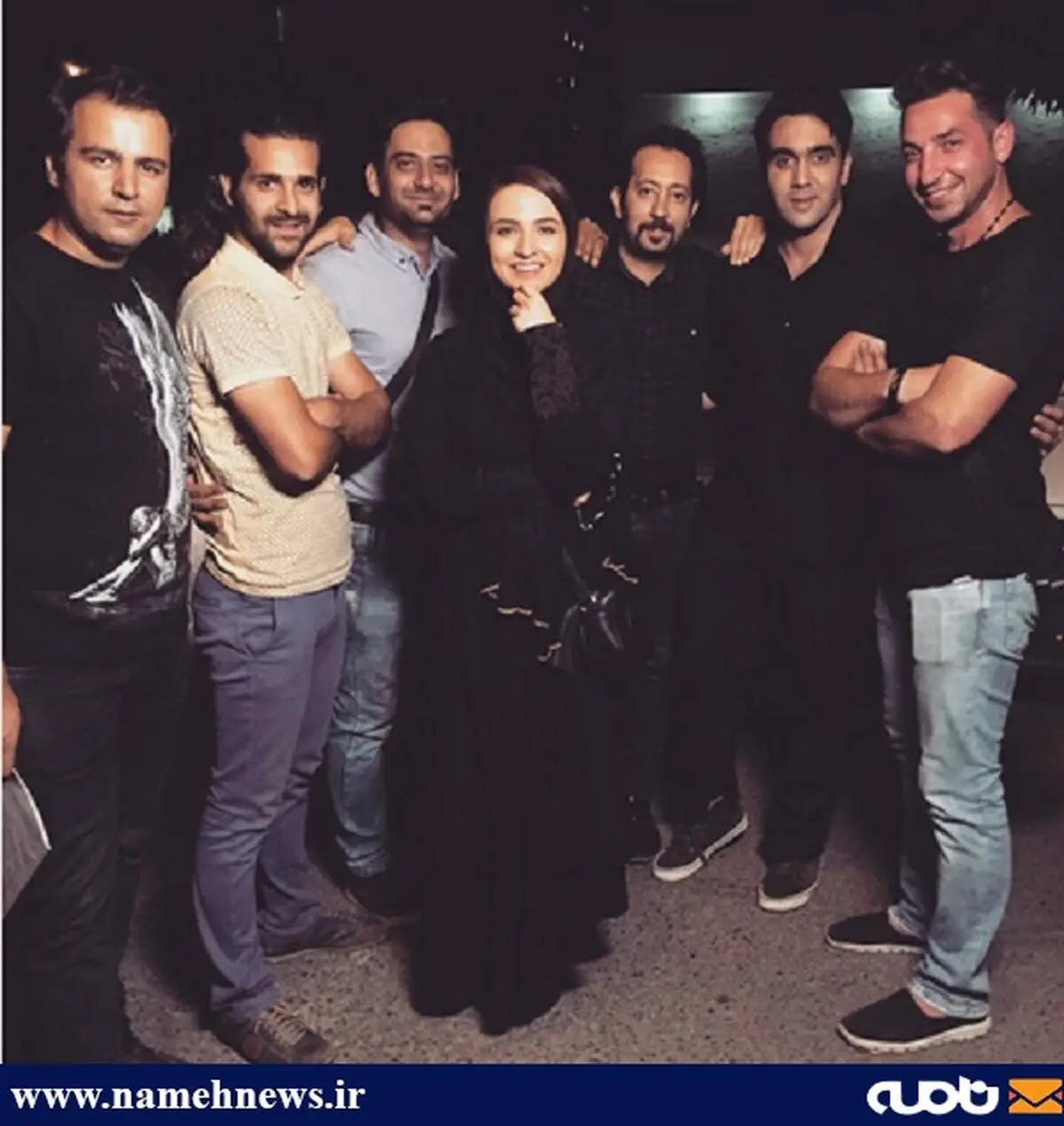 گلاره عباسی، پوریا پورسرخ و دوستان/ عکس