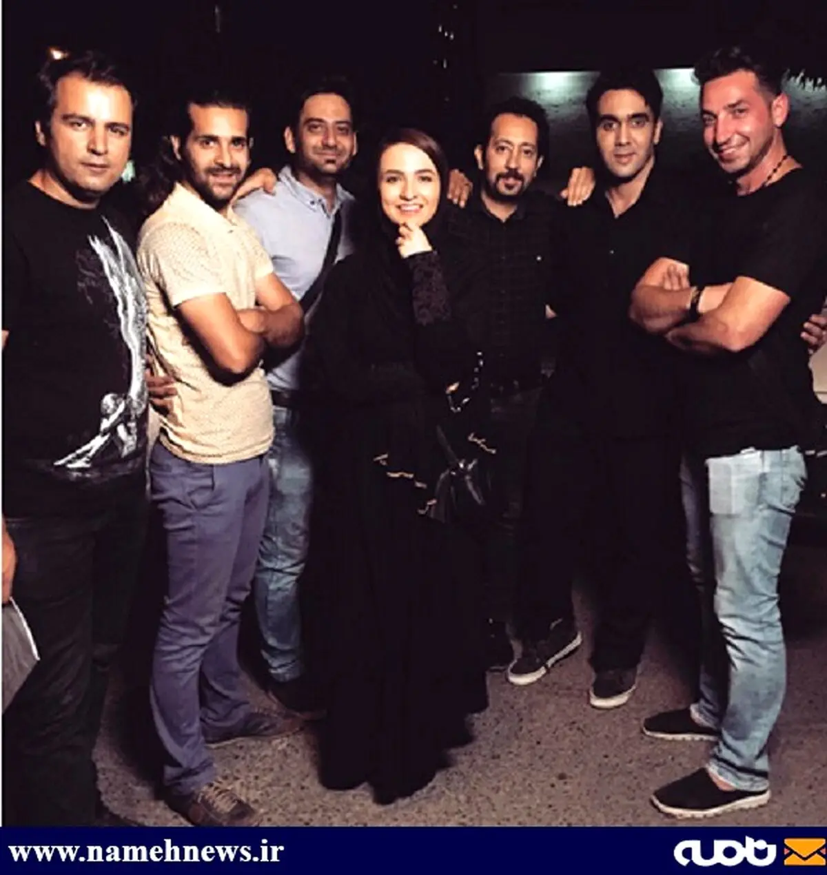 گلاره عباسی، پوریا پورسرخ و دوستان/ عکس