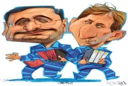 کاریکاتور/ بابک و سعید در دادگاه!