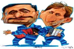 کاریکاتور/ بابک و سعید در دادگاه!