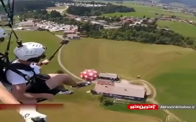 حرکتی خارق‌العاده این مرد را در آسمان ببینید! + ویدئو