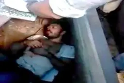 نجات مردی که زنده در قبرستان دفن شد + تصویر