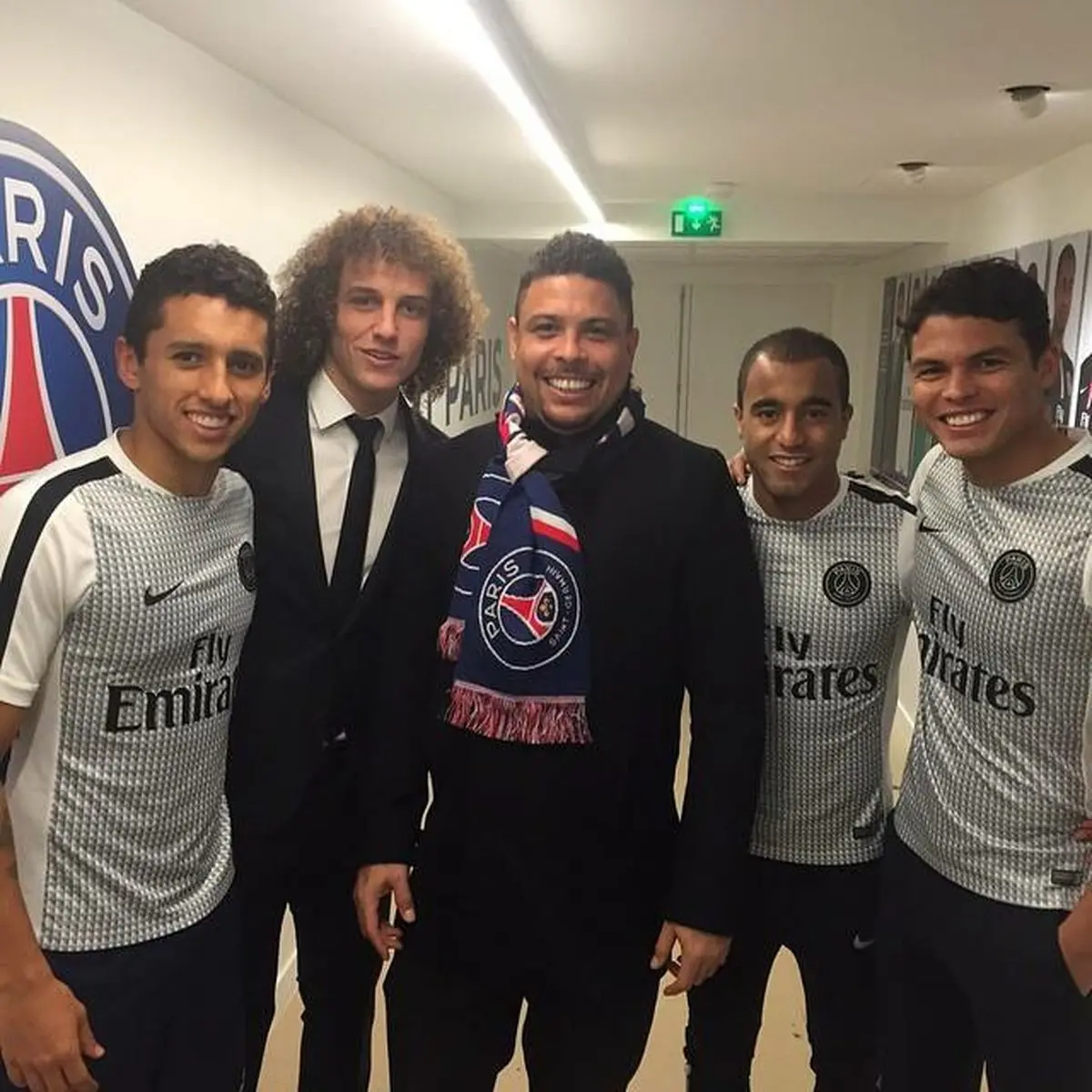 تيم رويايي برزيلي ها در پاريس/ عکس