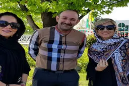 عکس / مرجانه گلچین در کنار هدایت هاشمی...