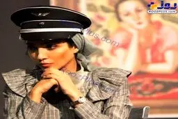 خاطره اسدی با کلاه ملوانی +عکس