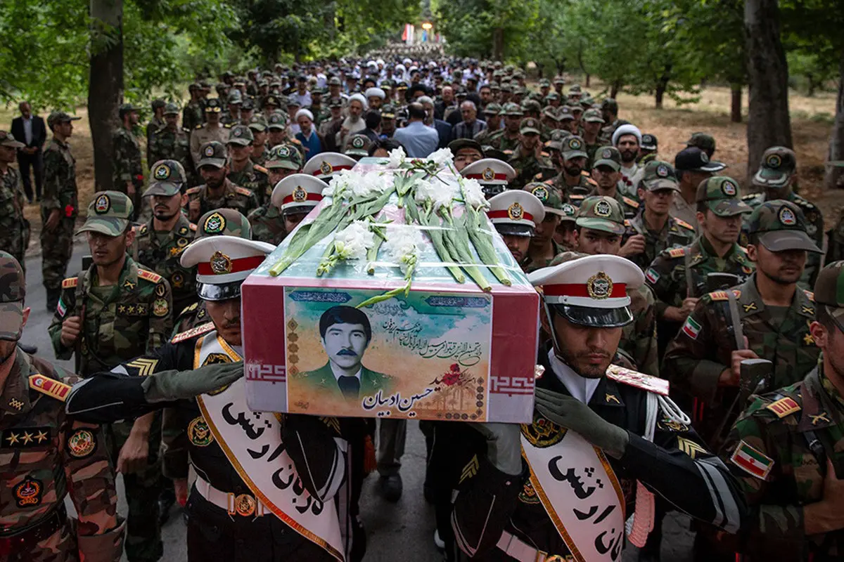 مراسم تشییع پیکر امیر سرلشکر شهید حسین ادیبان