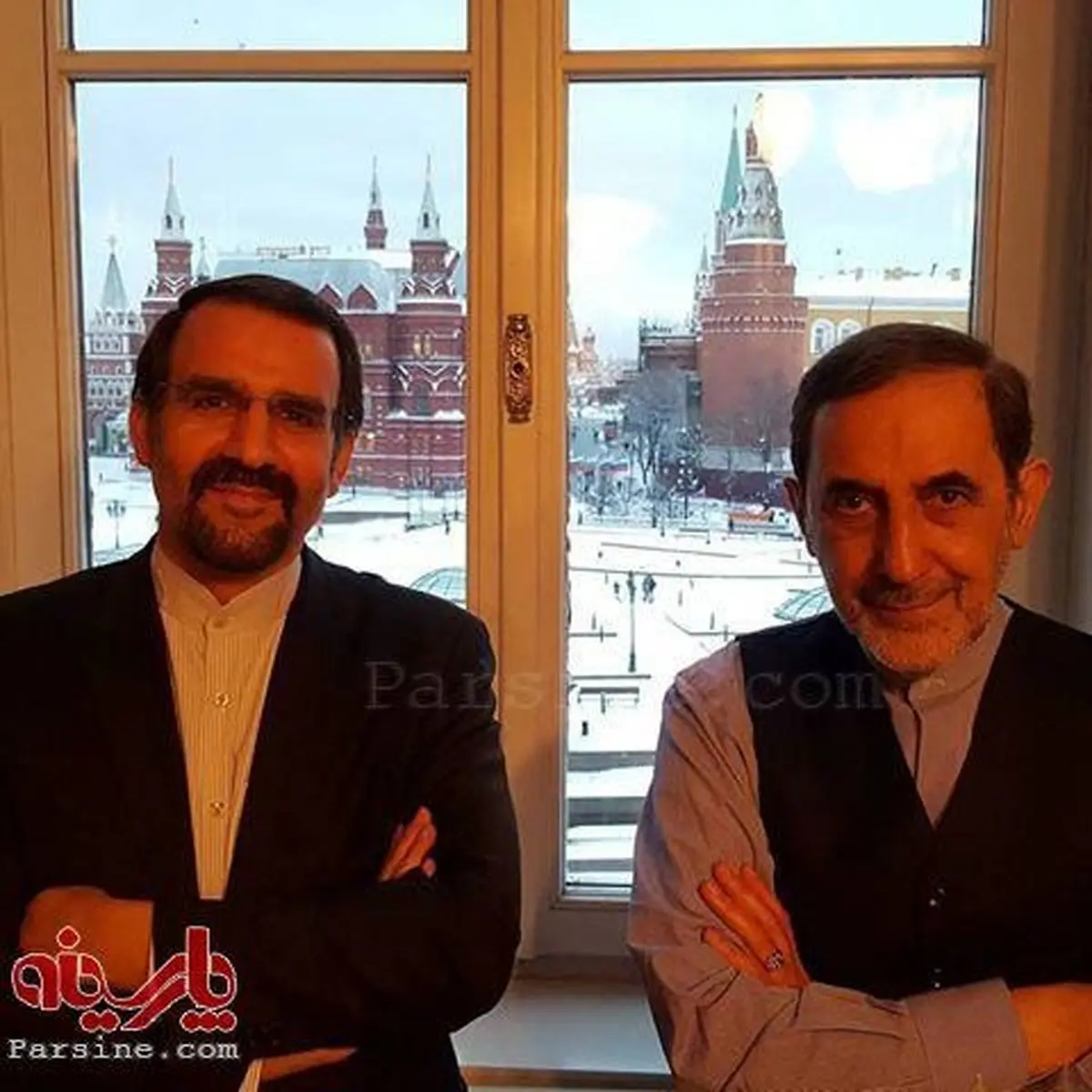 علی اکبر ولایتی در برف و سرمای روسیه/ عکس