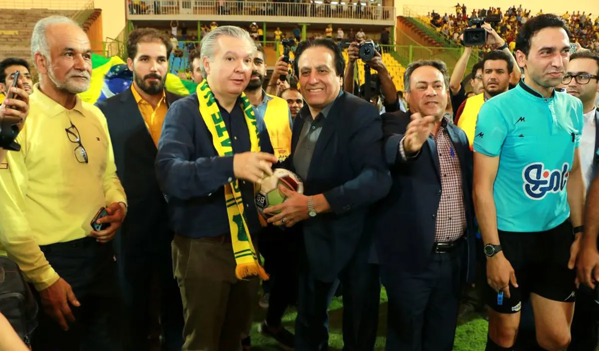 تصاویری از سفر سفیر برزیل به آبادان برزیلته