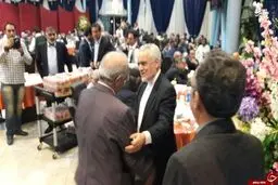 صالحی، باهنر و وزرا و پسر احمدی نژاد در مراسم عروسی دختر محمدرضا رحیمی/ تصاویر