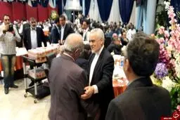 صالحی، باهنر و وزرا و پسر احمدی نژاد در مراسم عروسی دختر محمدرضا رحیمی/ تصاویر