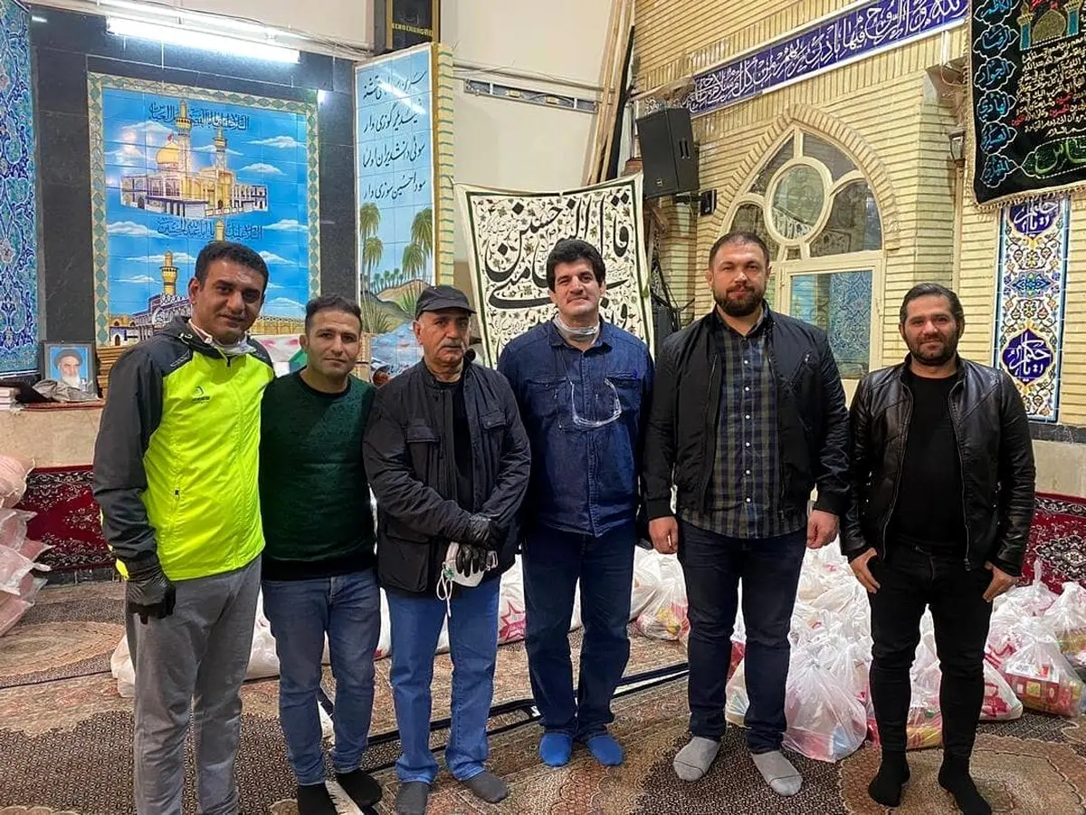 آقای بازیگر در حال جمع آوری کمک های مردمی در دوران کرونا + عکس