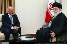 تصاویر دیدار رئیس جمهور افغانستان با مقام معظم رهبری