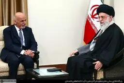تصاویر دیدار رئیس جمهور افغانستان با مقام معظم رهبری