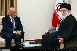 تصاویر دیدار رئیس جمهور افغانستان با مقام معظم رهبری